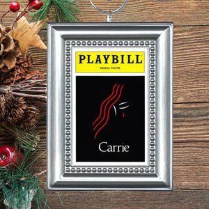 Carrie Broadway Musical Playbill Christmas‎ Tree Ornament